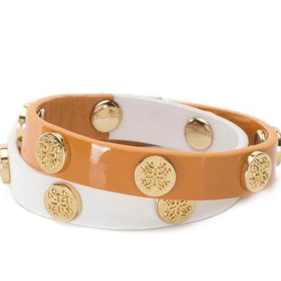 Rustic Cuff Jewelry - NEW 2 Rustic Cuff set of bracelets. Orange combo.